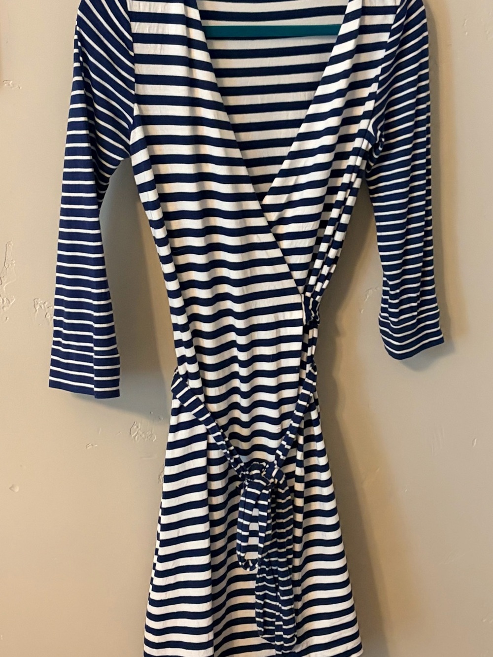 Diane von Furstenberg Navy & White Striped Women’s Jeans